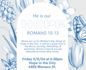 mothers day dinner flyer